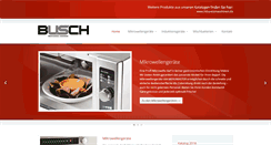 Desktop Screenshot of busch-cookware.de