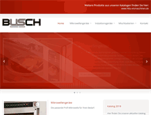 Tablet Screenshot of busch-cookware.de